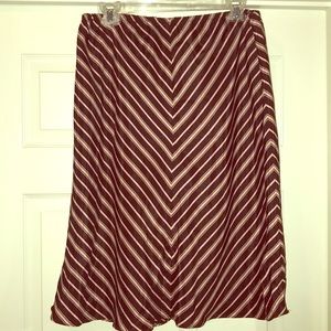 New York & Company Asymmetrical Skirt Sz. L
